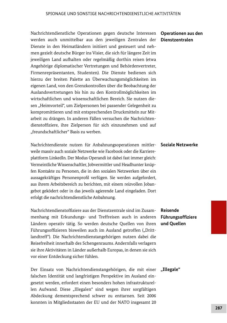 Seite 286 des Verfassungsschutzbericht 2016 Bund