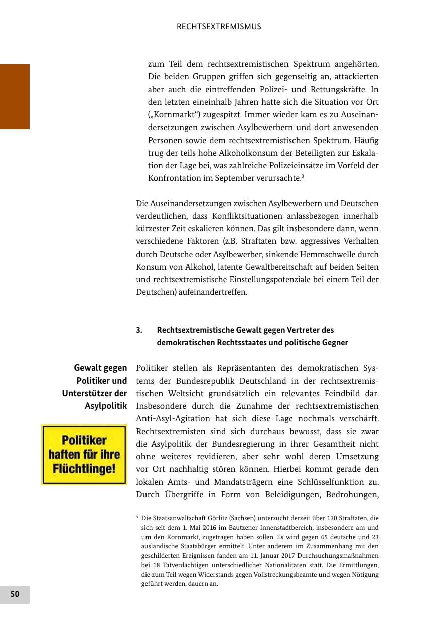 Seite 49 des Verfassungsschutzbericht 2016 Bund