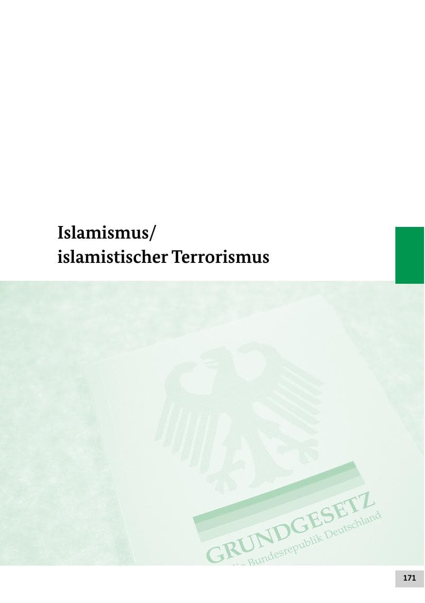 Seite 171 des Verfassungsschutzbericht 2019 Bund