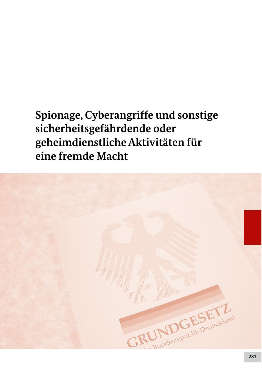 Seite 281 des Verfassungsschutzbericht 2019 Bund