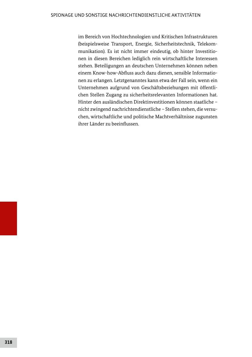 Seite 318 des Verfassungsschutzbericht 2019 Bund