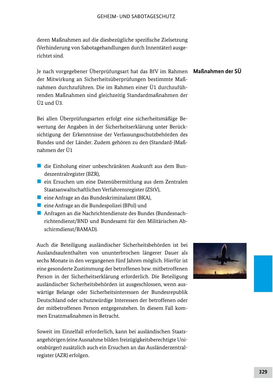 Seite 329 des Verfassungsschutzbericht 2019 Bund