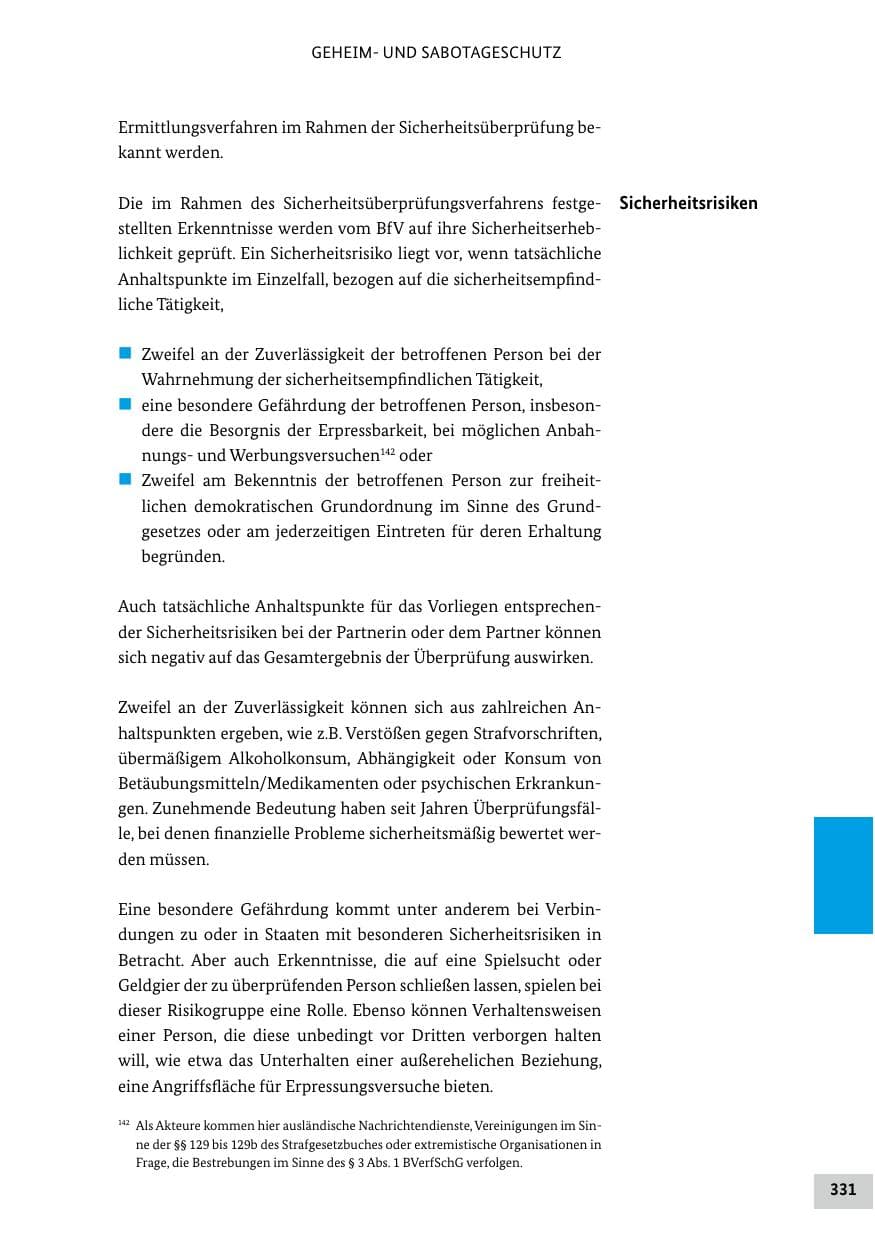 Seite 331 des Verfassungsschutzbericht 2019 Bund