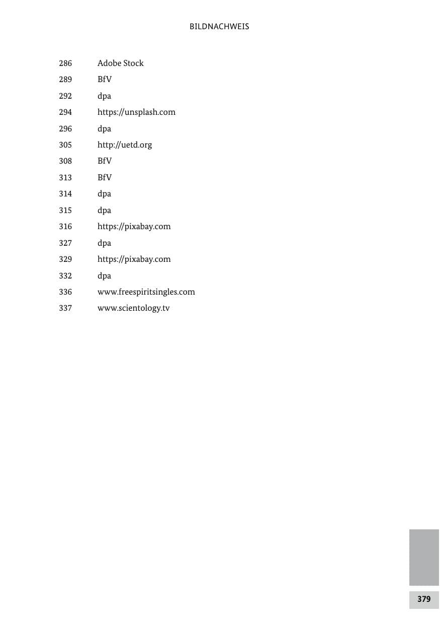 Seite 379 des Verfassungsschutzbericht 2019 Bund