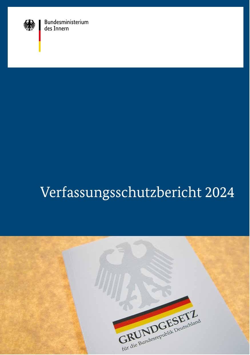 Seite 1 des Verfassungsschutzbericht 2024 Bund