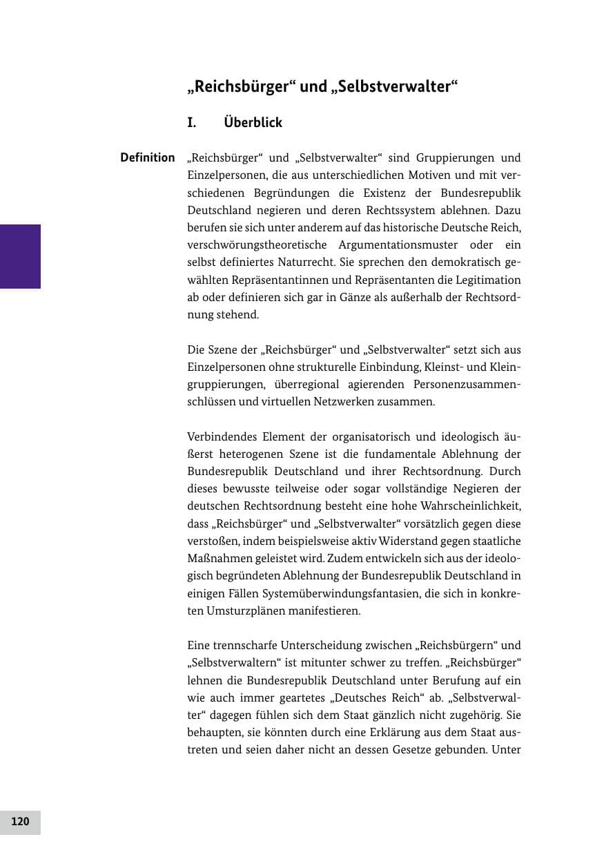 Seite 120 des Verfassungsschutzbericht 2024 Bund