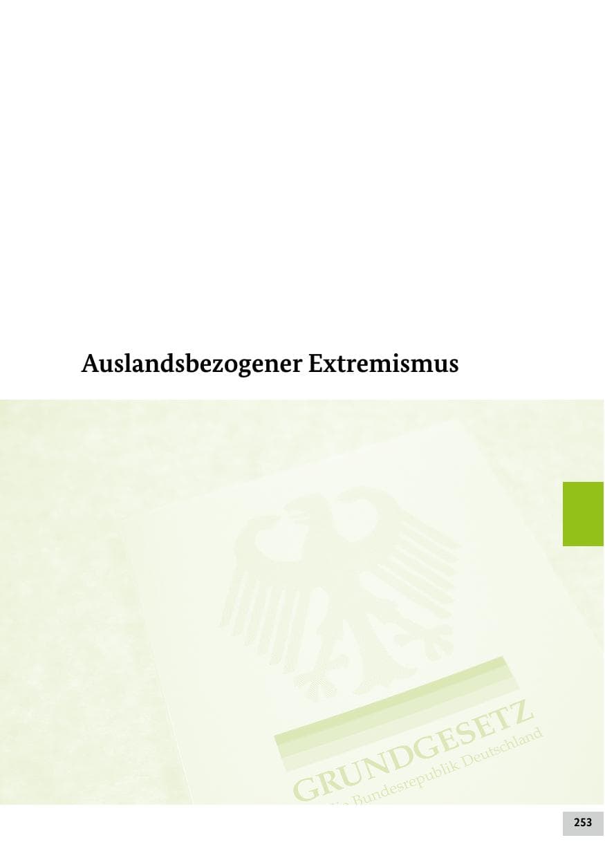 Seite 253 des Verfassungsschutzbericht 2024 Bund