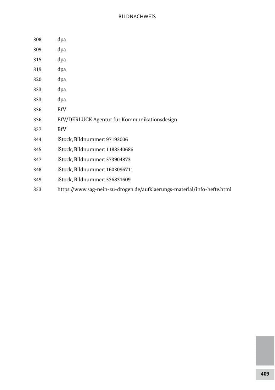 Seite 409 des Verfassungsschutzbericht 2024 Bund