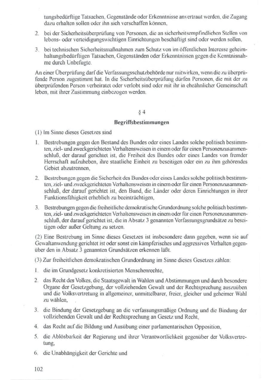 Seite 103 des Verfassungsschutzbericht 1994 Brandenburg
