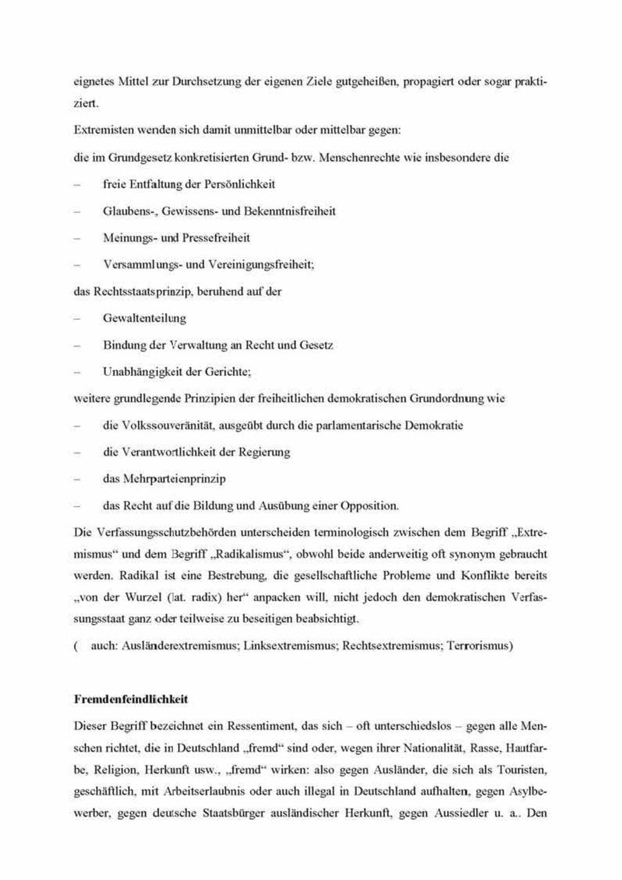 Seite 168 des Verfassungsschutzbericht 2000 Brandenburg