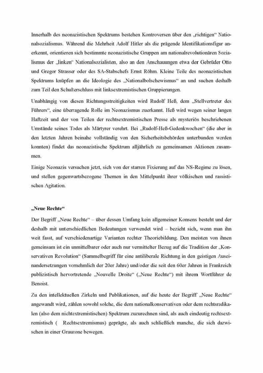 Seite 172 des Verfassungsschutzbericht 2000 Brandenburg