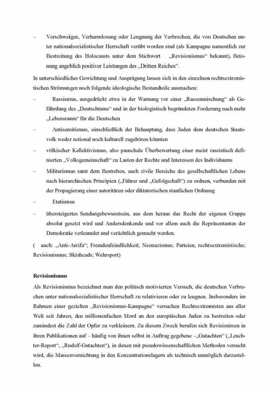 Seite 175 des Verfassungsschutzbericht 2000 Brandenburg