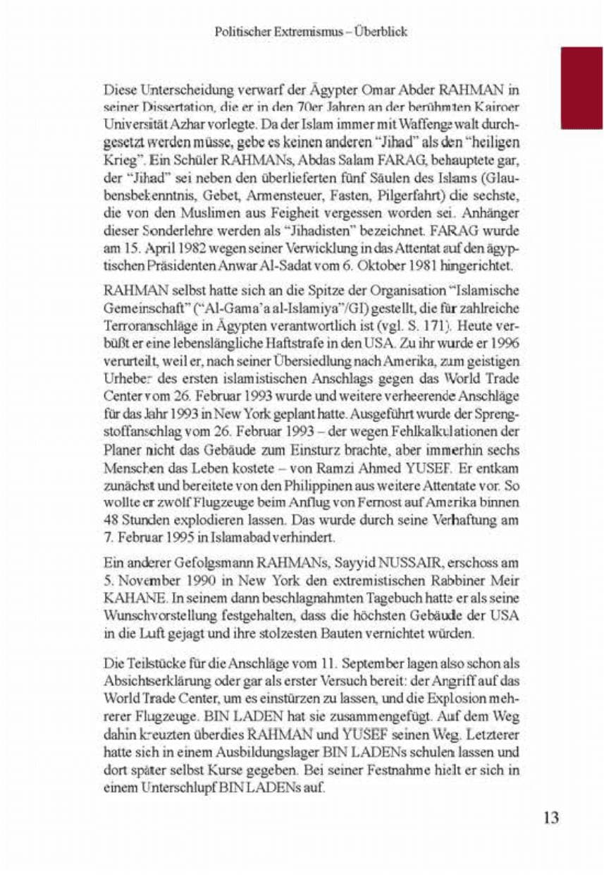 Seite 17 des Verfassungsschutzbericht 2001 Brandenburg