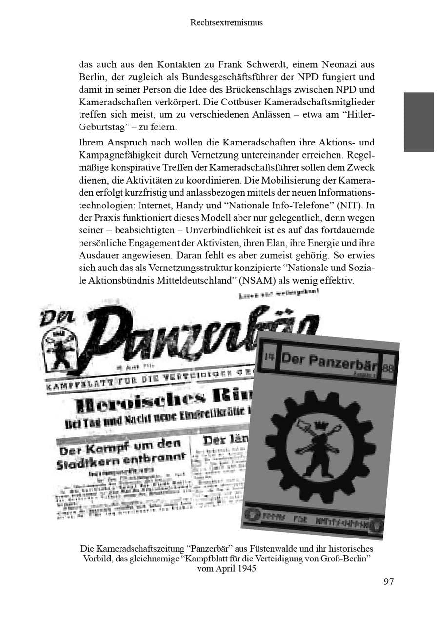 Seite 101 des Verfassungsschutzbericht 2002 Brandenburg