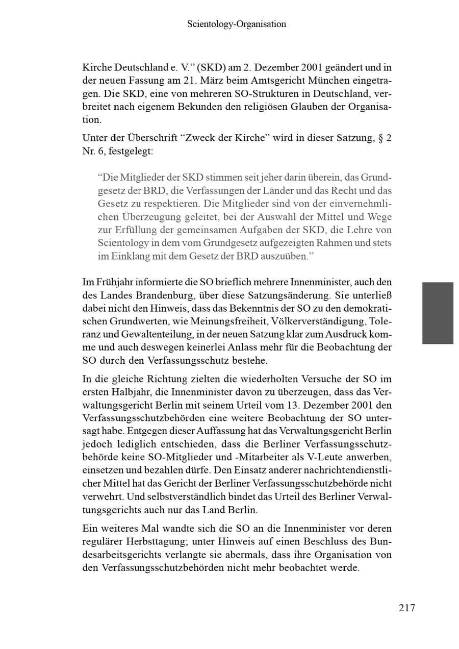 Seite 221 des Verfassungsschutzbericht 2002 Brandenburg