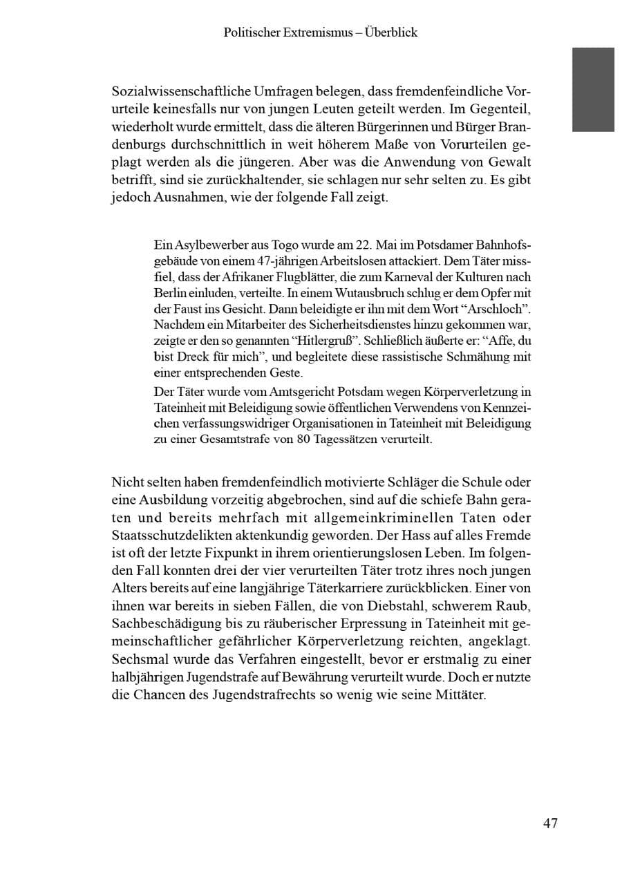 Seite 51 des Verfassungsschutzbericht 2002 Brandenburg