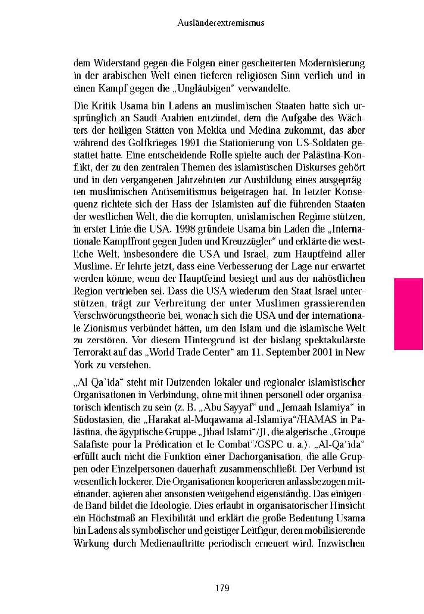 Seite 179 des Verfassungsschutzbericht 2003 Brandenburg