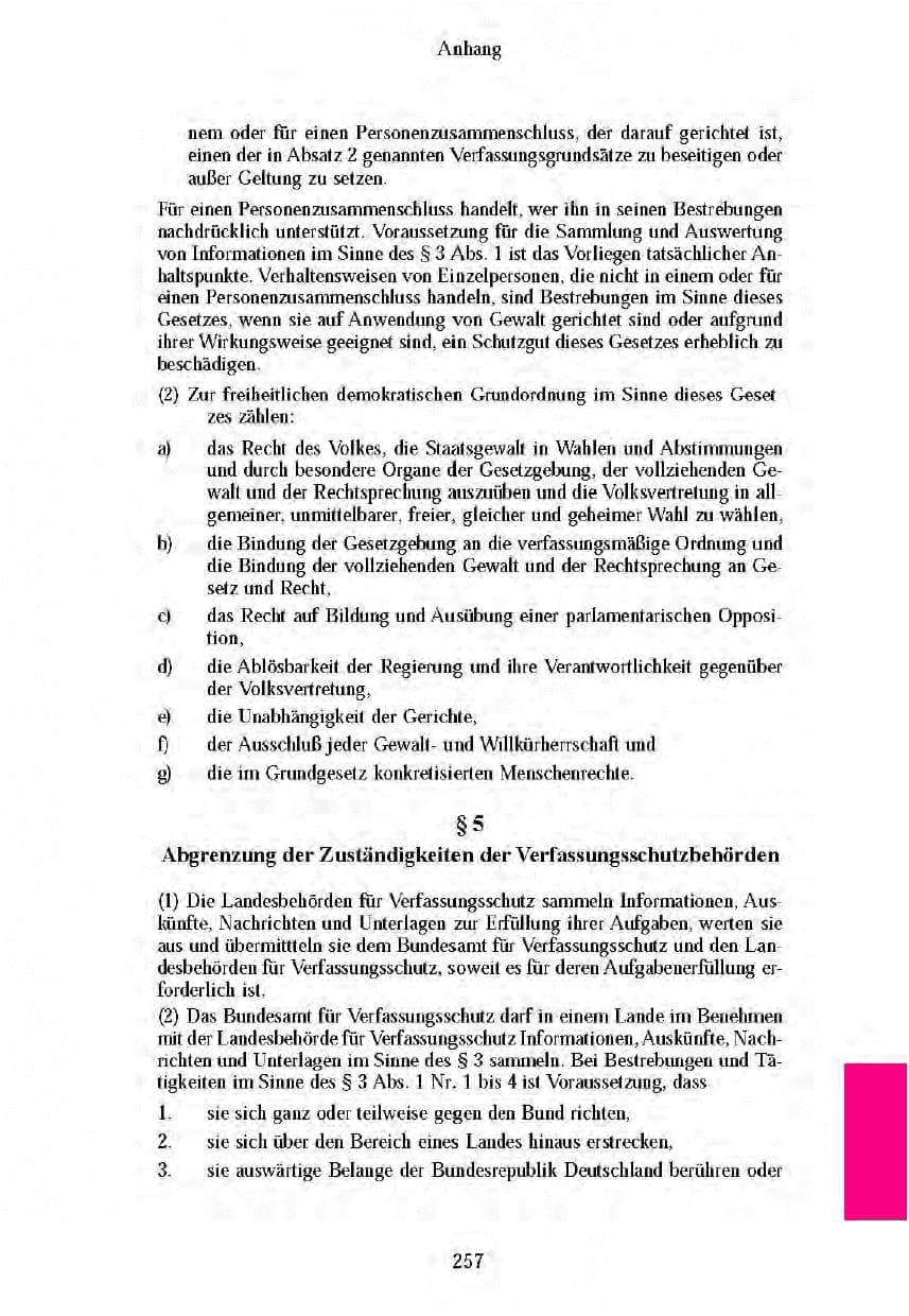Seite 254 des Verfassungsschutzbericht 2003 Brandenburg