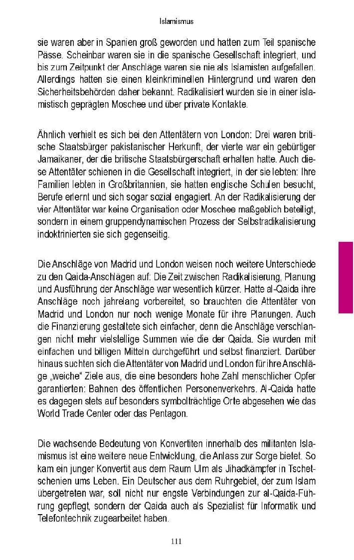 Seite 107 des Verfassungsschutzbericht 2005 Brandenburg