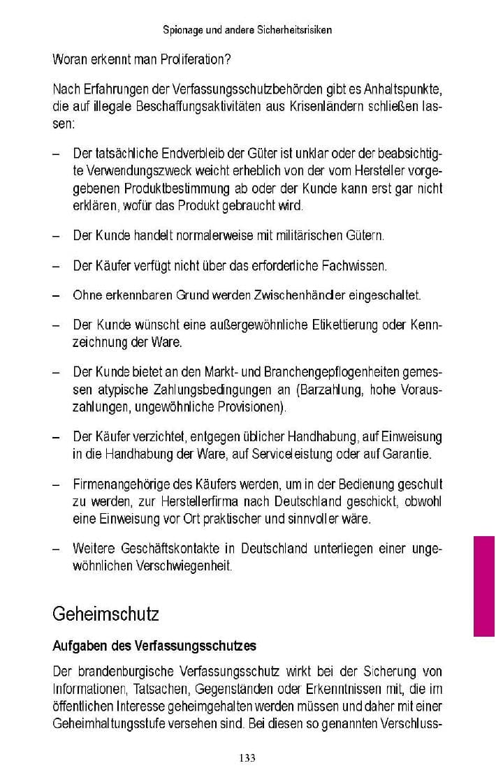 Seite 127 des Verfassungsschutzbericht 2005 Brandenburg