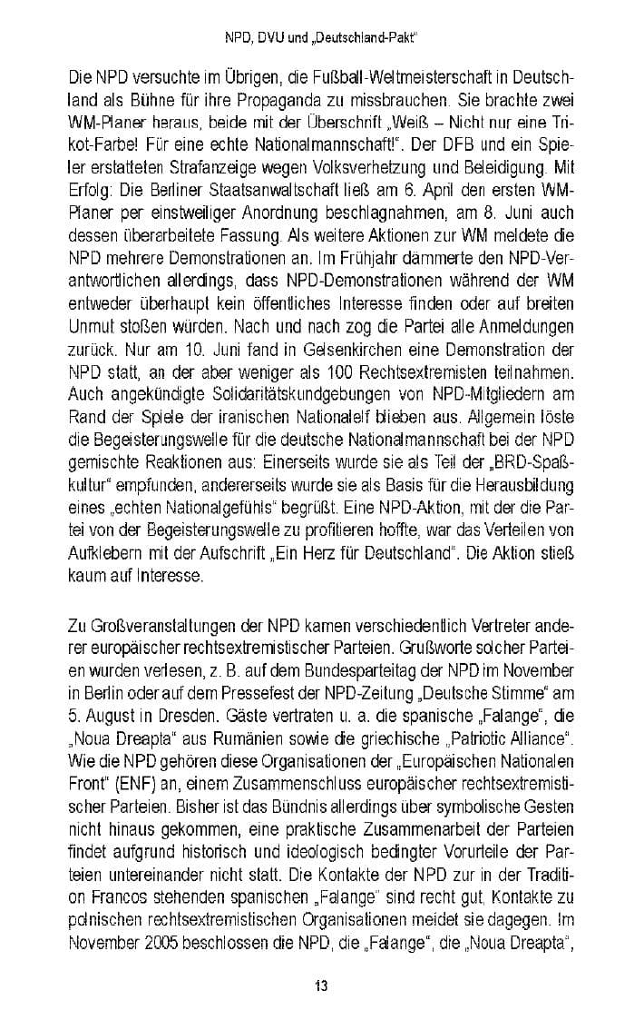 Seite 15 des Verfassungsschutzbericht 2006 Brandenburg