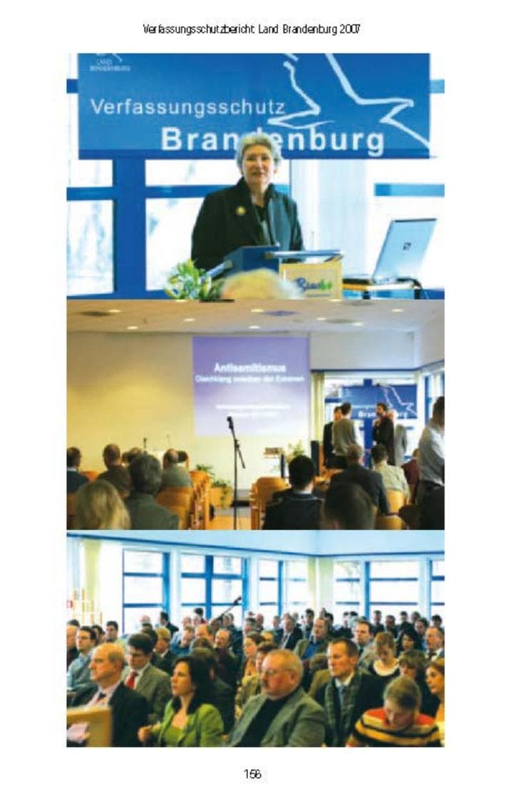 Seite 153 des Verfassungsschutzbericht 2007 Brandenburg