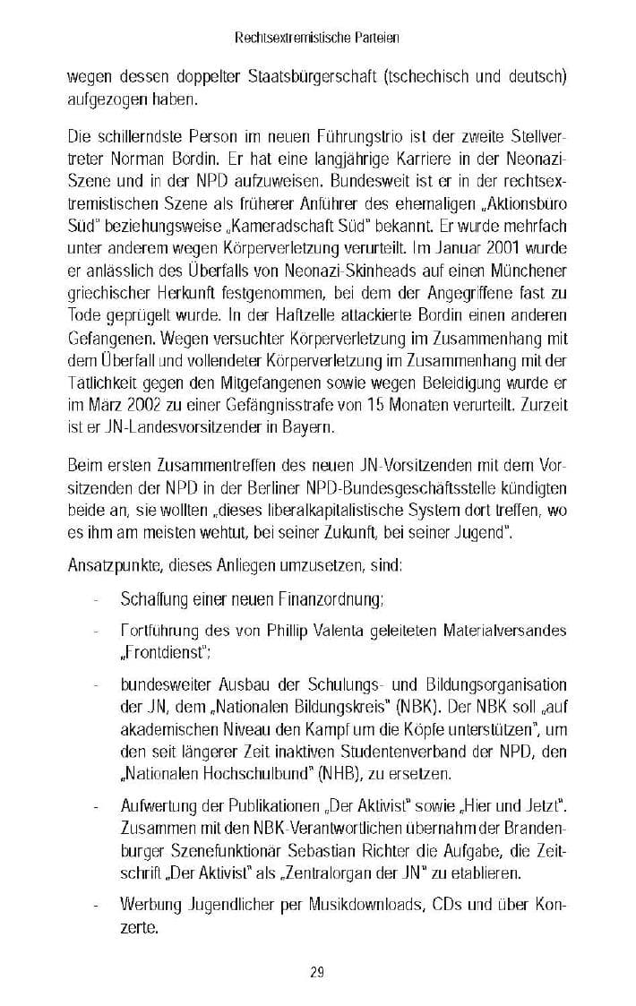 Seite 32 des Verfassungsschutzbericht 2007 Brandenburg