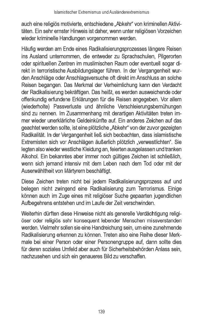 Seite 141 des Verfassungsschutzbericht 2008 Brandenburg