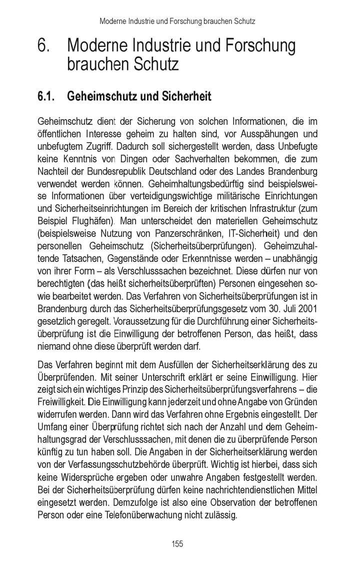 Seite 157 des Verfassungsschutzbericht 2008 Brandenburg
