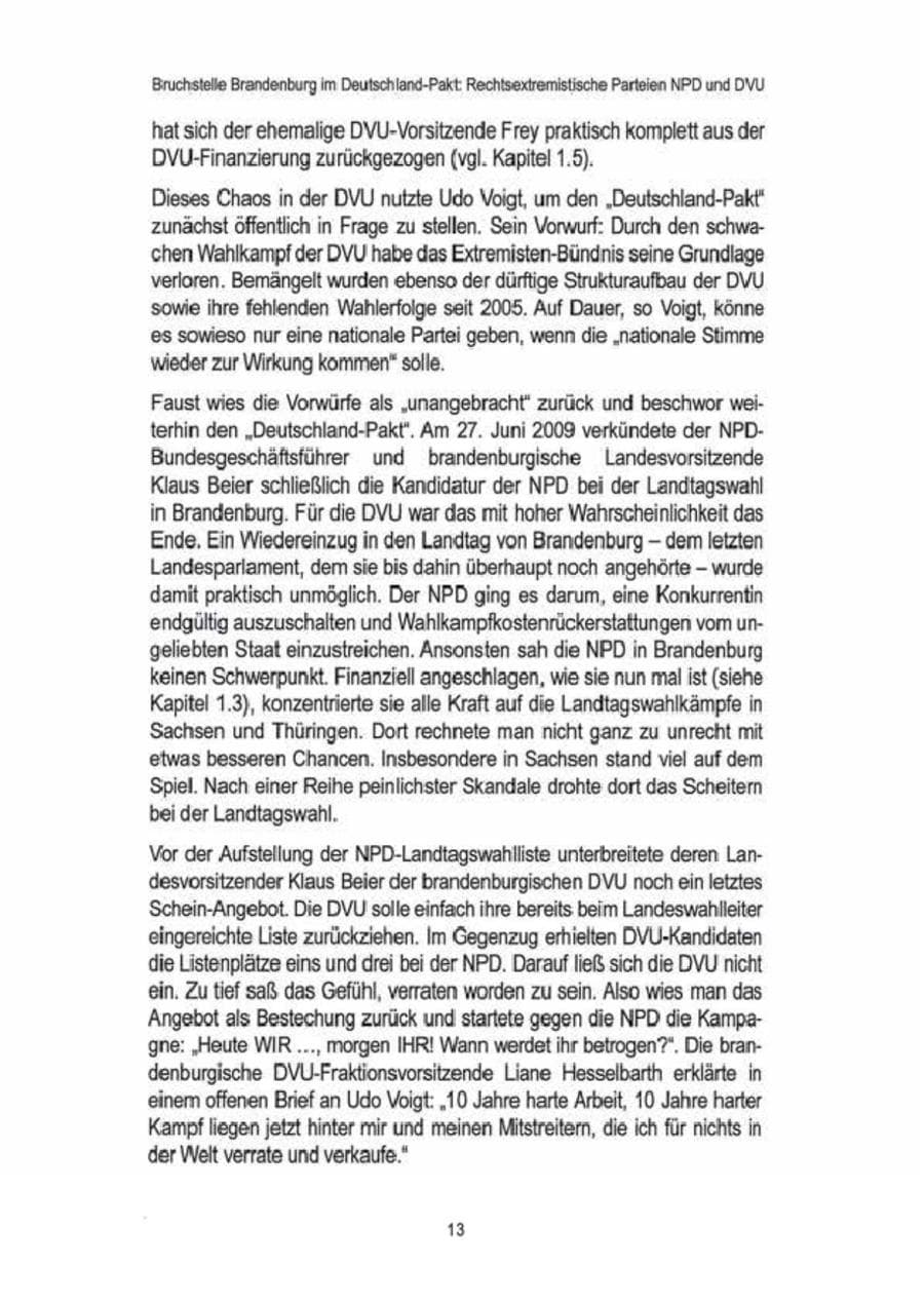 Seite 15 des Verfassungsschutzbericht 2009 Brandenburg
