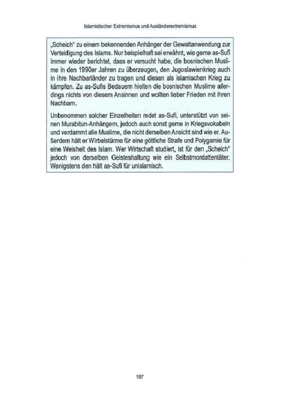 Seite 199 des Verfassungsschutzbericht 2009 Brandenburg