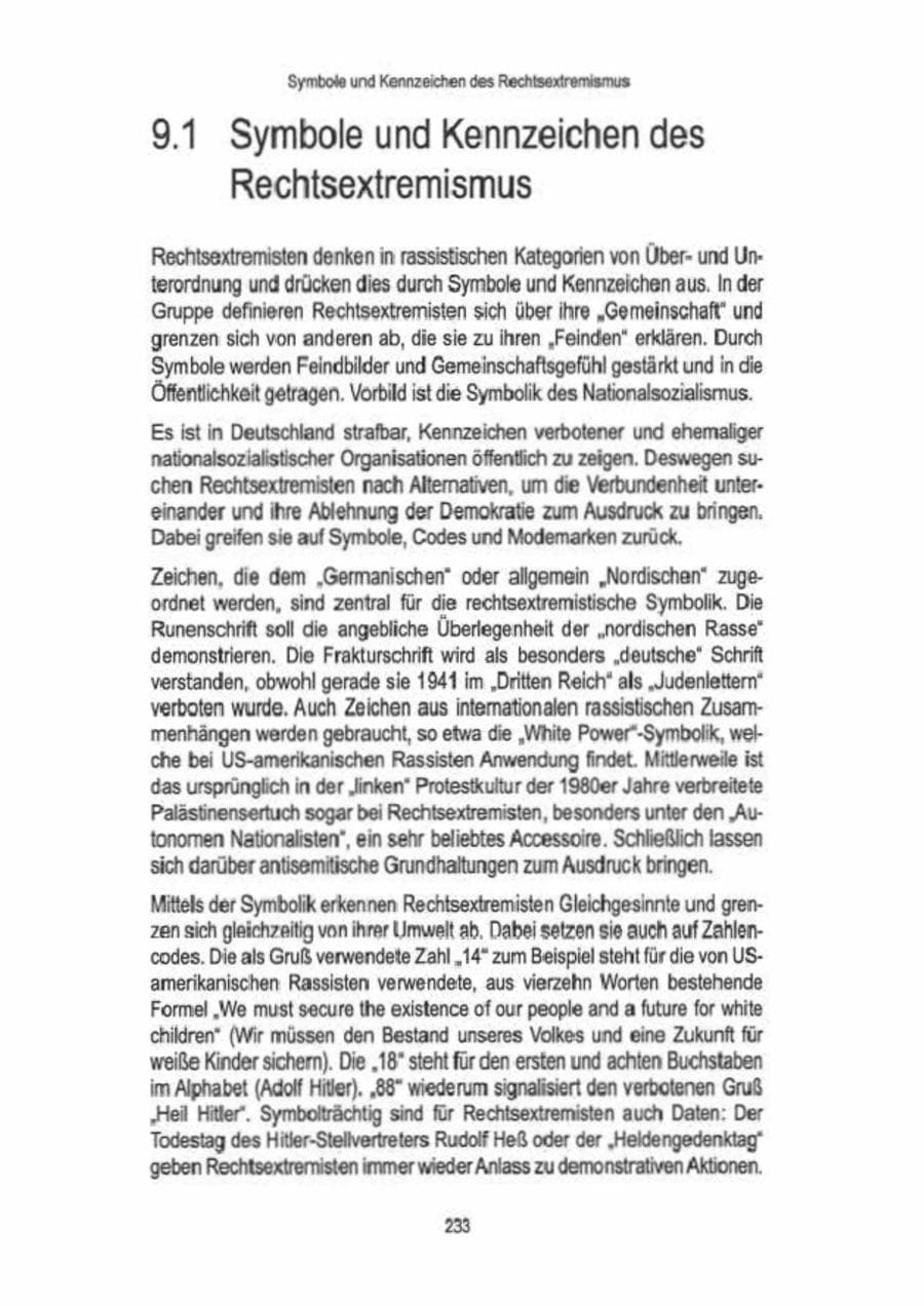 Seite 235 des Verfassungsschutzbericht 2009 Brandenburg