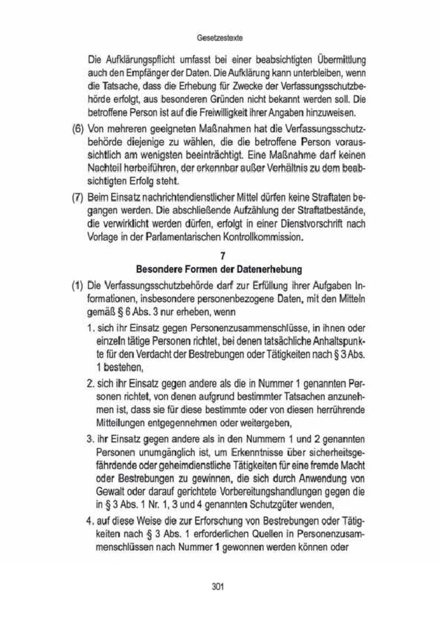Seite 303 des Verfassungsschutzbericht 2009 Brandenburg