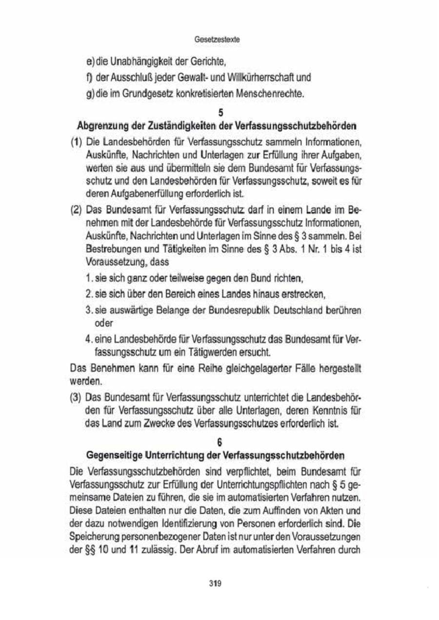 Seite 321 des Verfassungsschutzbericht 2009 Brandenburg