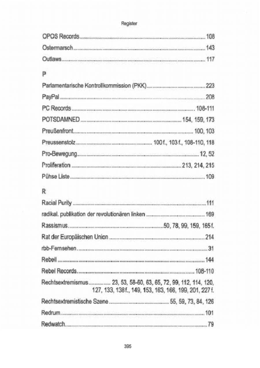 Seite 397 des Verfassungsschutzbericht 2009 Brandenburg