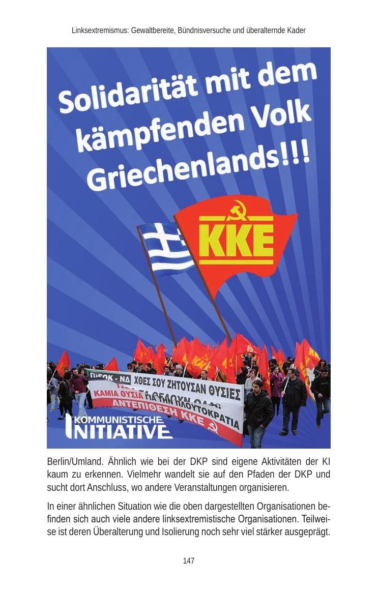 Seite 147 des Verfassungsschutzbericht 2010 Brandenburg