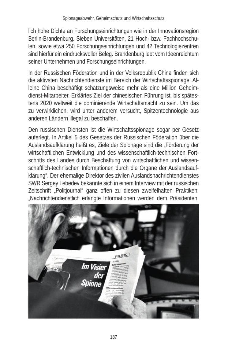 Seite 187 des Verfassungsschutzbericht 2010 Brandenburg