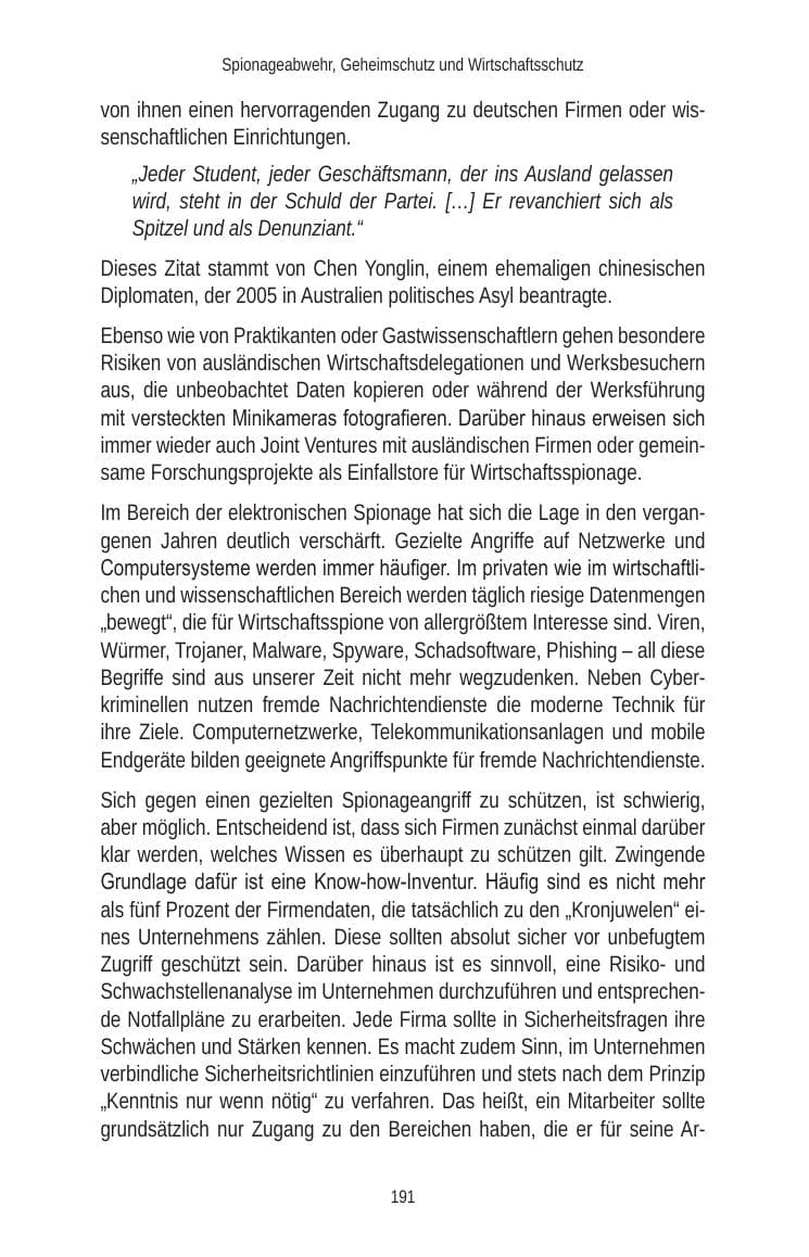 Seite 191 des Verfassungsschutzbericht 2010 Brandenburg