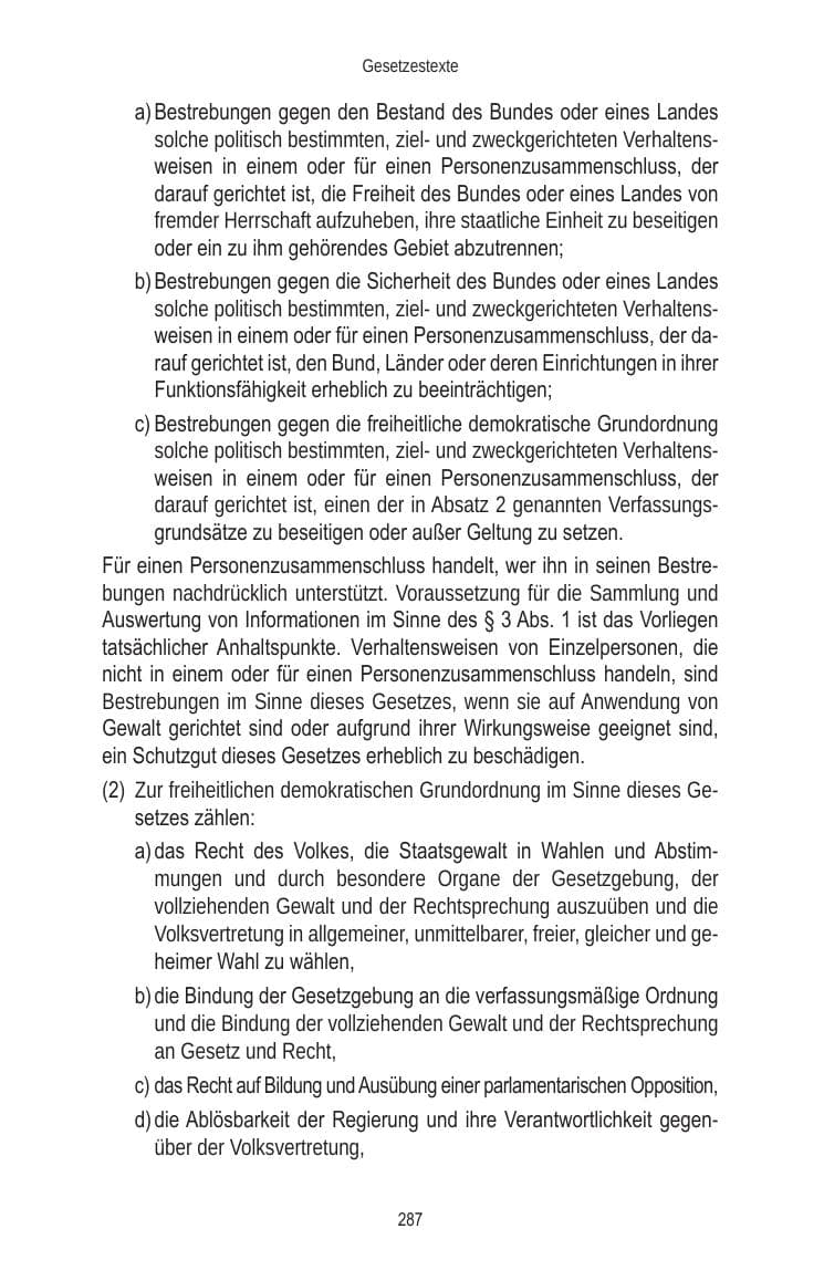 Seite 287 des Verfassungsschutzbericht 2010 Brandenburg
