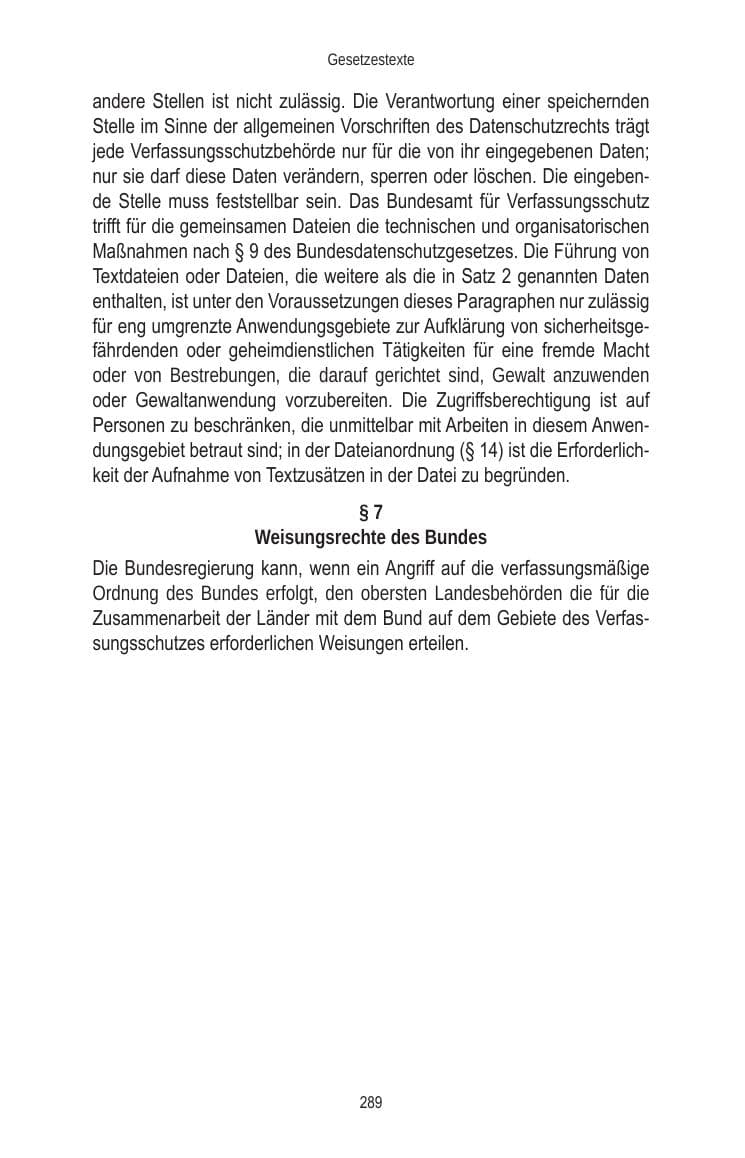 Seite 289 des Verfassungsschutzbericht 2010 Brandenburg