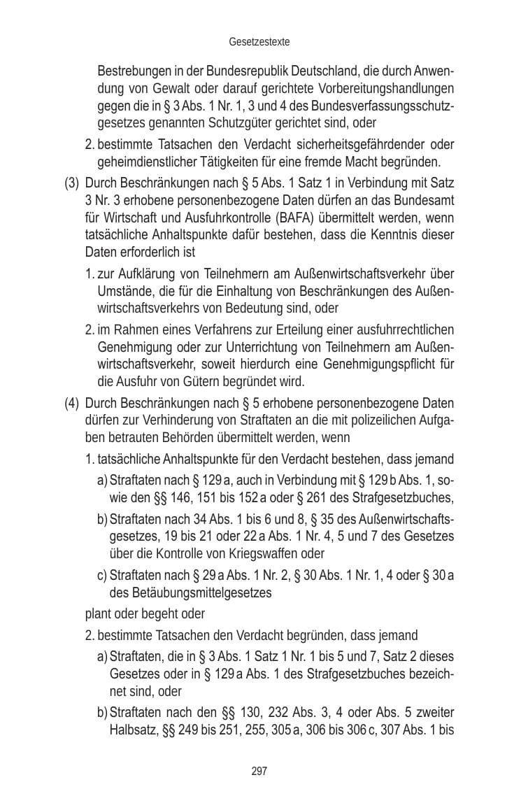 Seite 297 des Verfassungsschutzbericht 2010 Brandenburg