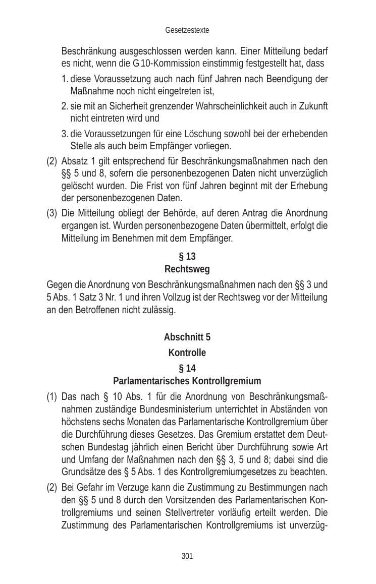 Seite 301 des Verfassungsschutzbericht 2010 Brandenburg
