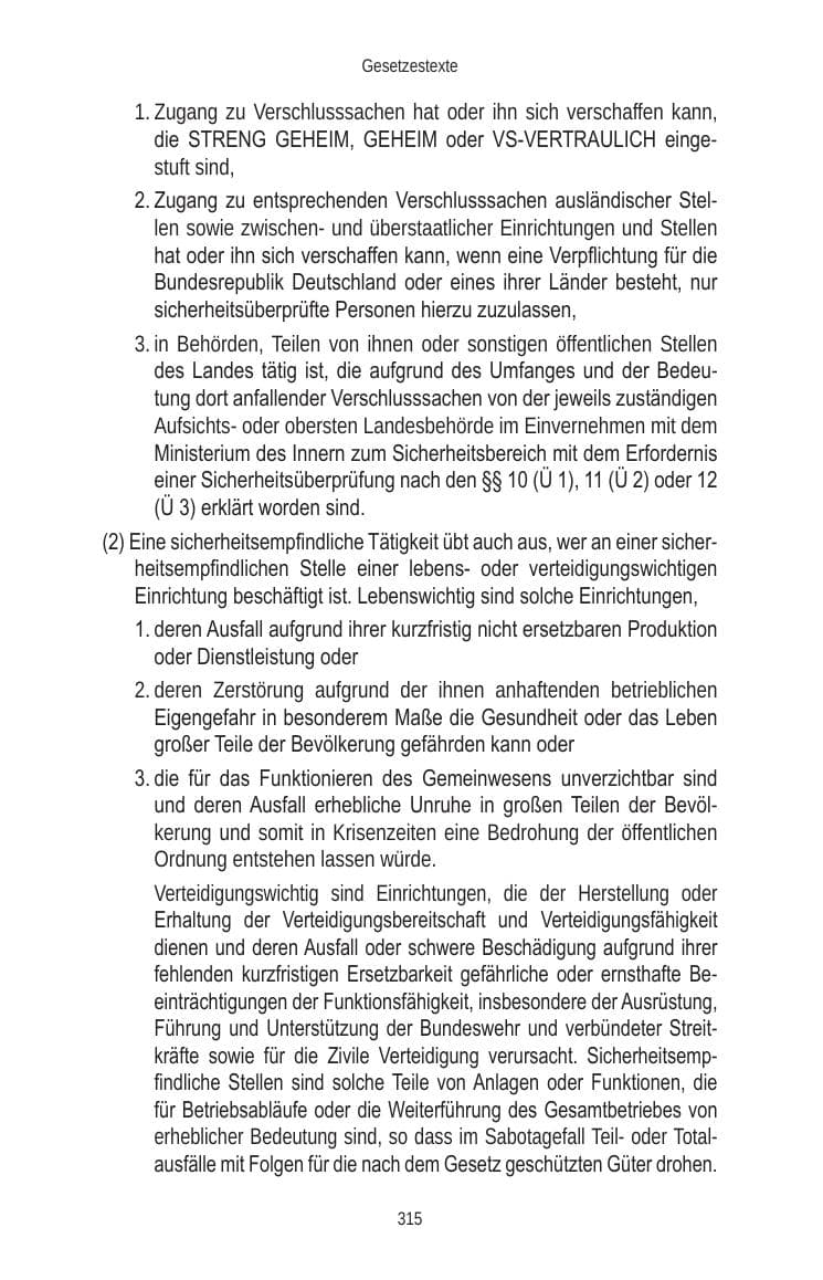 Seite 315 des Verfassungsschutzbericht 2010 Brandenburg