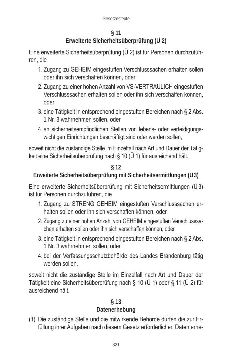 Seite 321 des Verfassungsschutzbericht 2010 Brandenburg