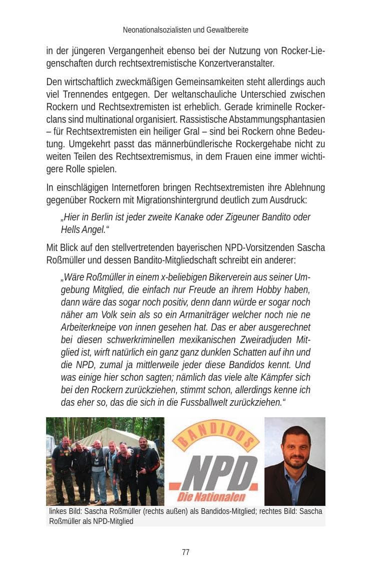 Seite 79 des Verfassungsschutzbericht 2010 Brandenburg