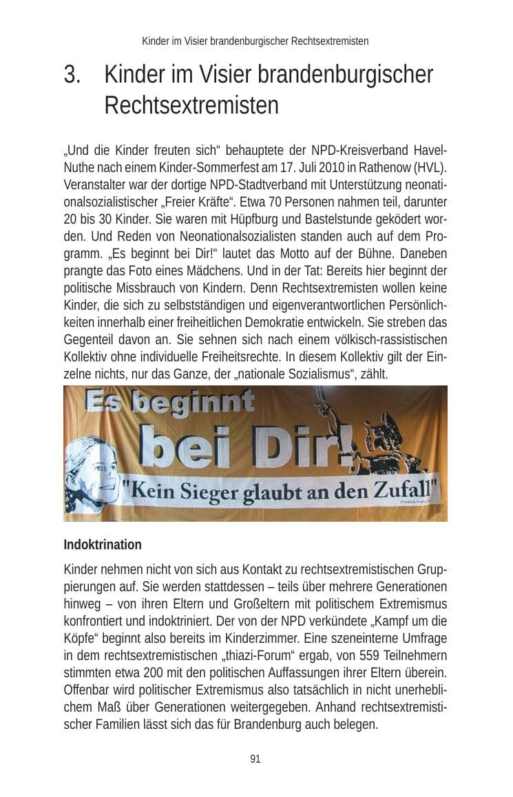 Seite 93 des Verfassungsschutzbericht 2010 Brandenburg