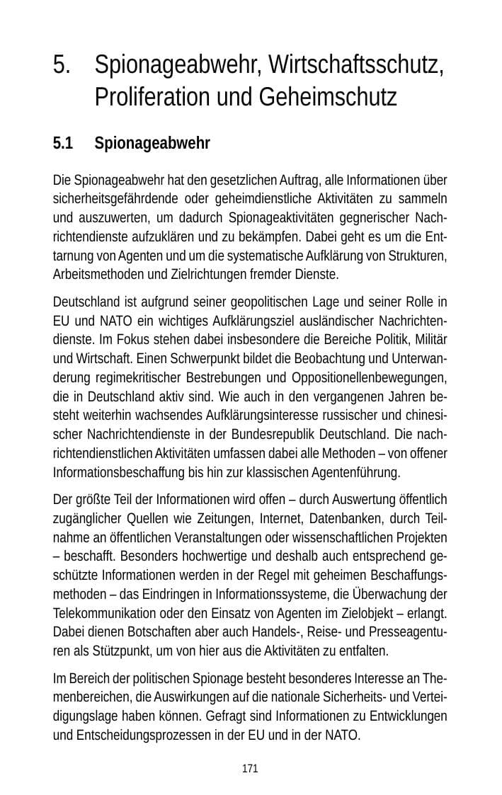 Seite 171 des Verfassungsschutzbericht 2012 Brandenburg