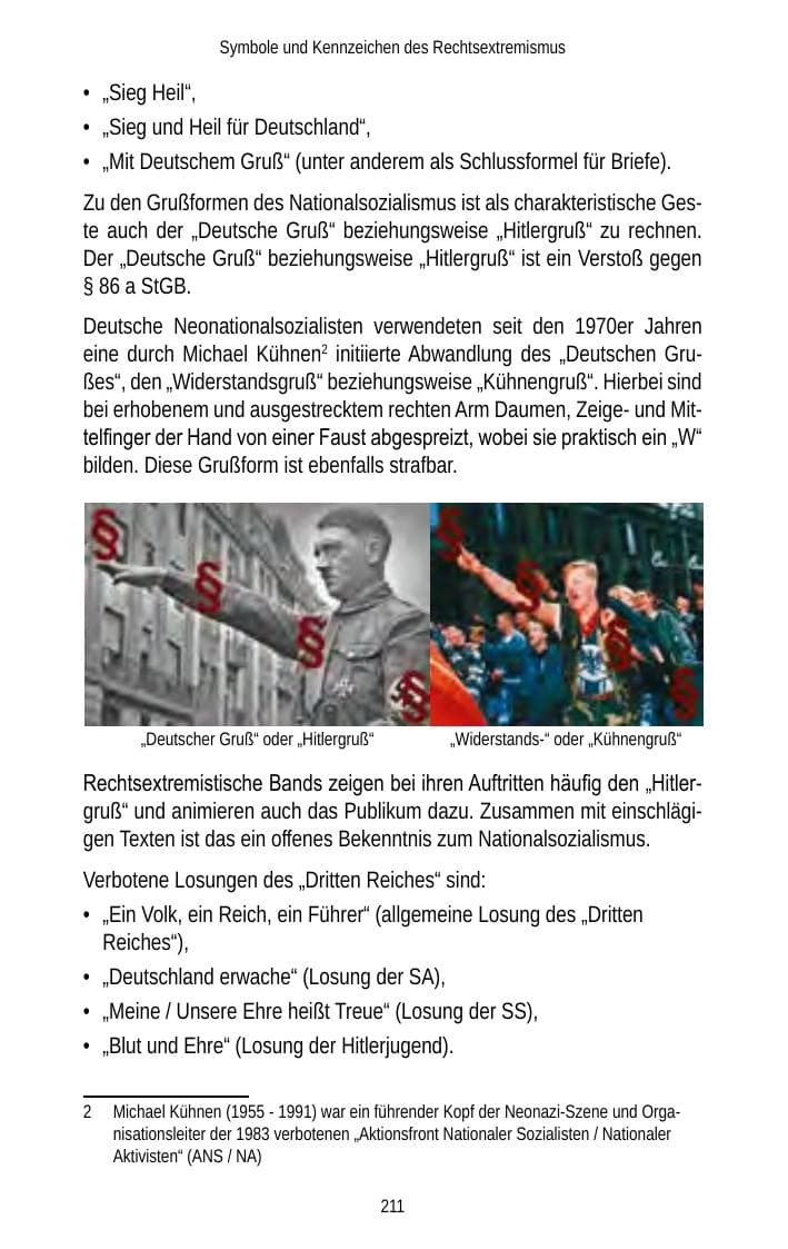 Seite 211 des Verfassungsschutzbericht 2012 Brandenburg
