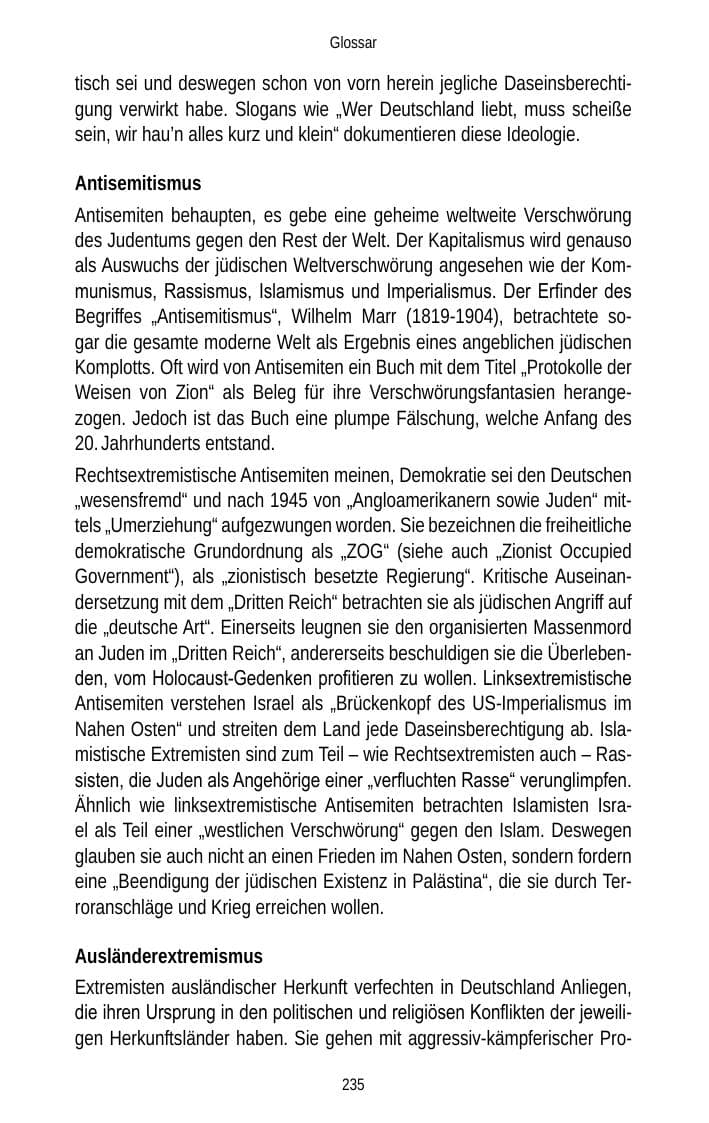 Seite 235 des Verfassungsschutzbericht 2012 Brandenburg