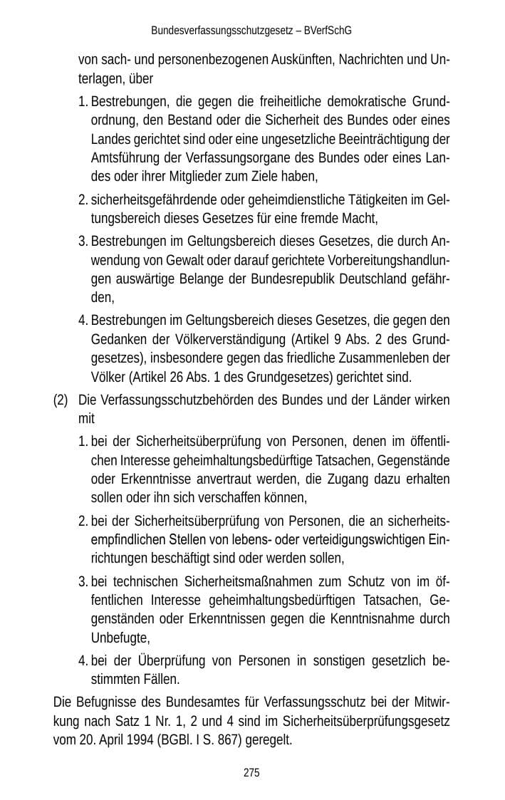 Seite 275 des Verfassungsschutzbericht 2012 Brandenburg